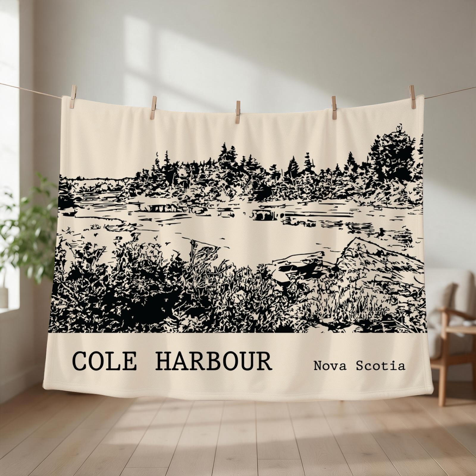 Nova Decor & Lighting Vase Glass Brun 26Cm - Cole Harbour Nova Scotia Throw Blanket