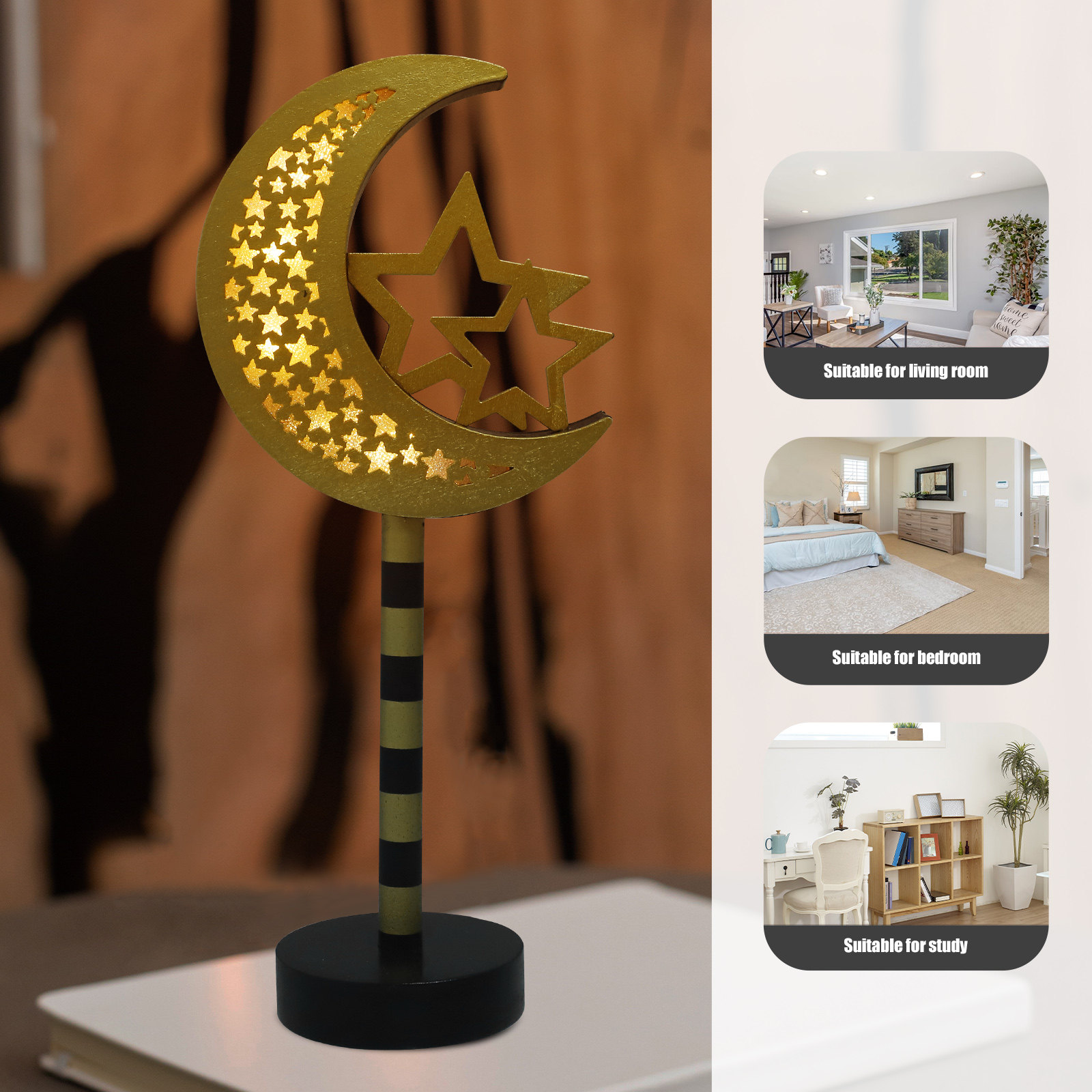 Lighting Decoration Wedding - Ramadan LED Sign Decorative Lamp Exquisite