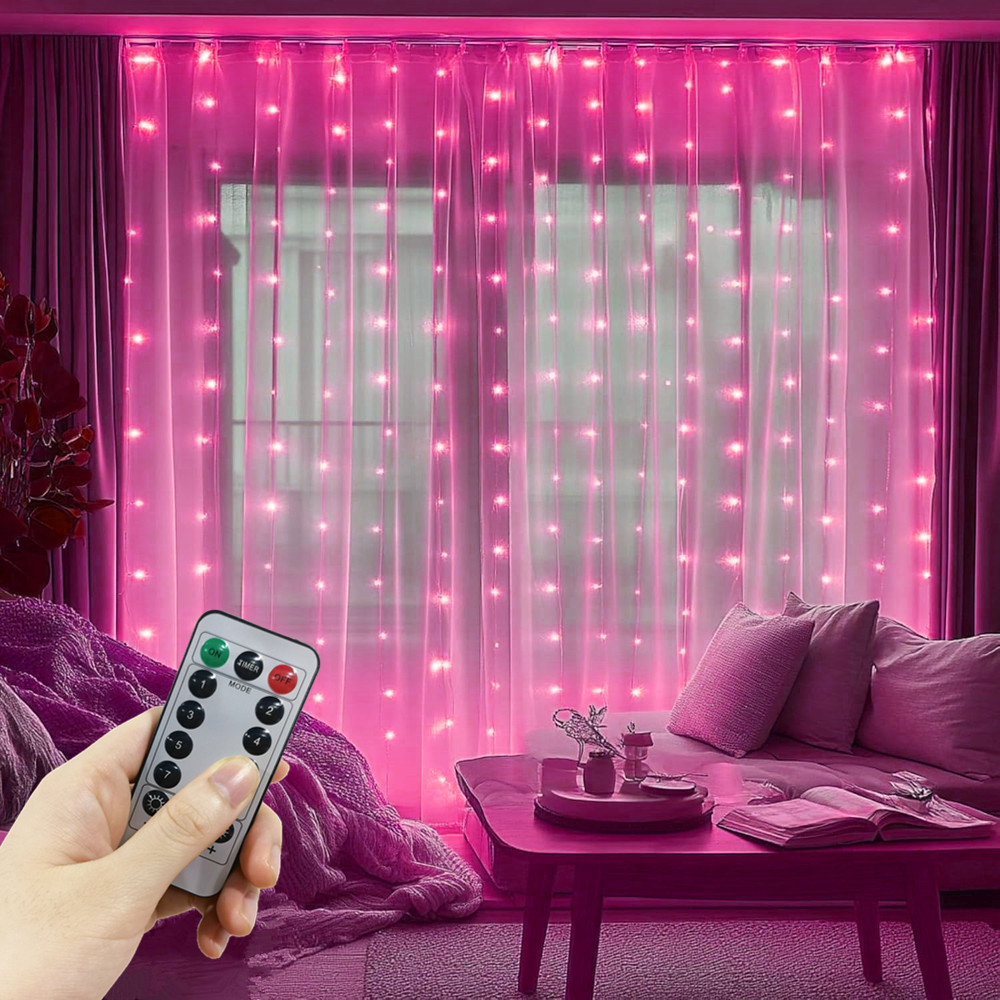 LED Fairy Party Curtain Garlan - огляд і ціна Fairy Light Curtain