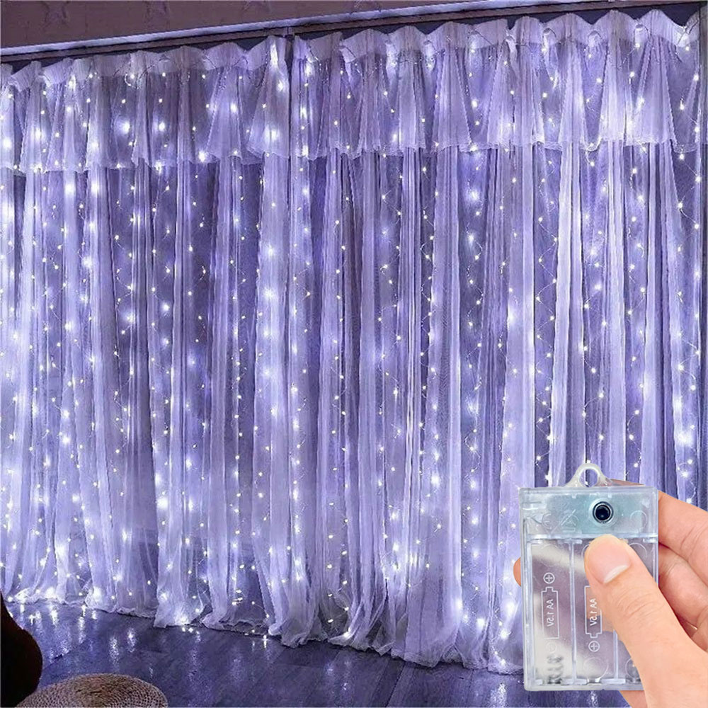 3/6m Curtain LED String Lights - огляд і ціна Fairy Light Curtain