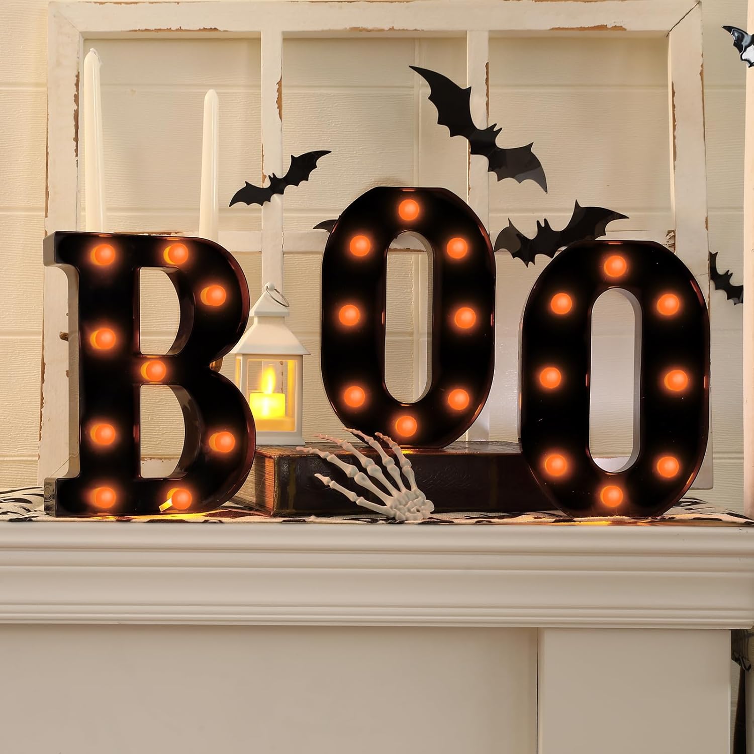 Halloween Decorations-3 LED Ma - огляд і ціна Light Up Letters Marquee