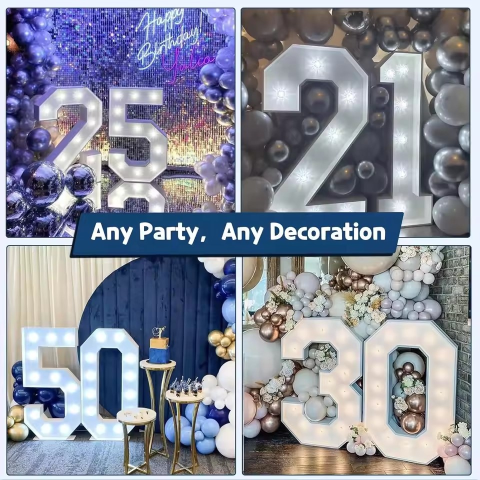 4FT 5FT Marquee Letter Wedding - огляд і ціна Light Up Letters Marquee