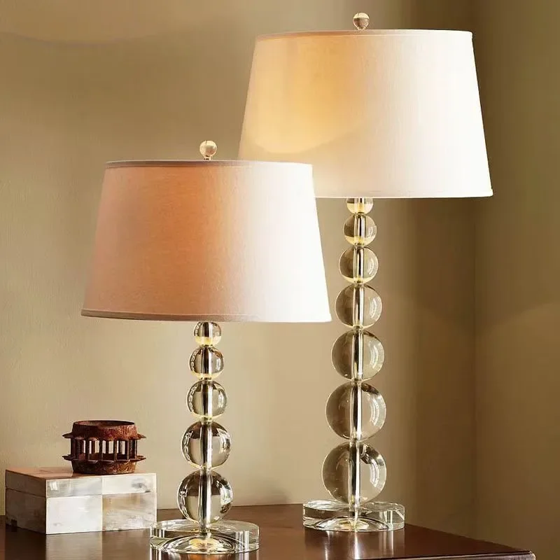 Modern Luxury Crystal Desk Lam - огляд і ціна Lighting Room Decor Photo