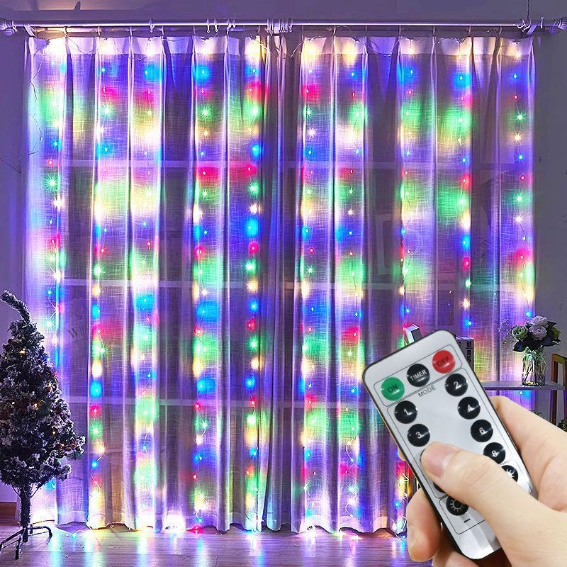 Indoor Home Birthday Decoratio - огляд і ціна Fairy Light Curtain