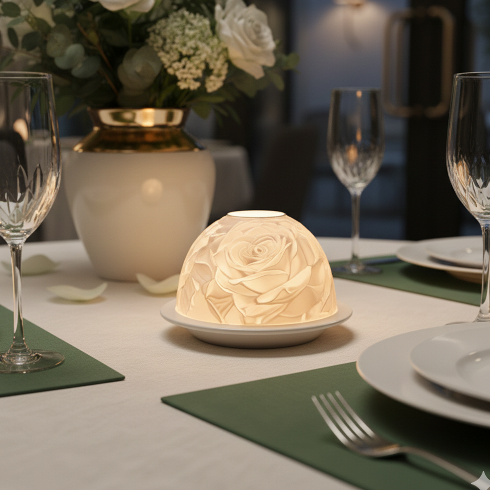 Elegant Rose Porcelain Candle  - огляд і ціна Lighting Decoration Wedding