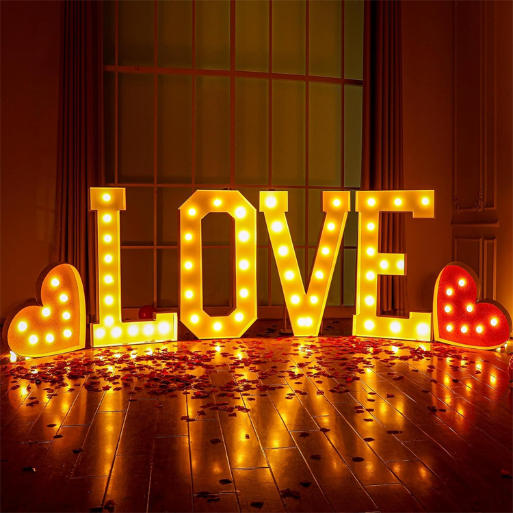 Outdoor LED Neon Marry Me Meta - огляд і ціна Light Up Letters Marquee