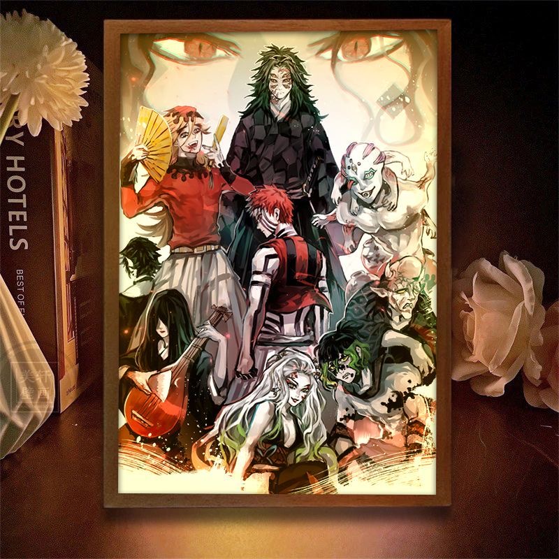 Demon Slayer Action Figures Li - огляд і ціна Lighting Room Decor Photo