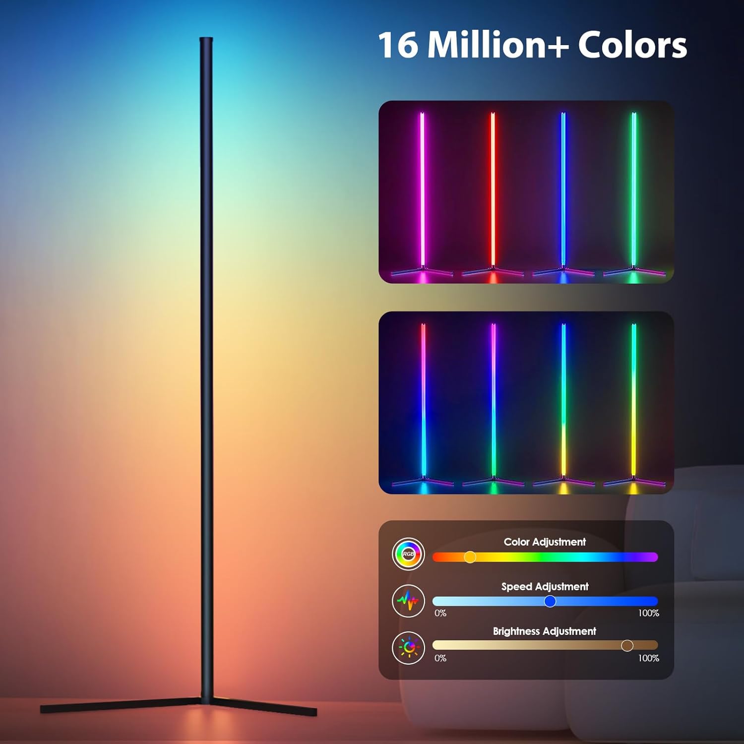 RGB Dream Color Floor Lamp wit - огляд і ціна Floor Lamp Tripod