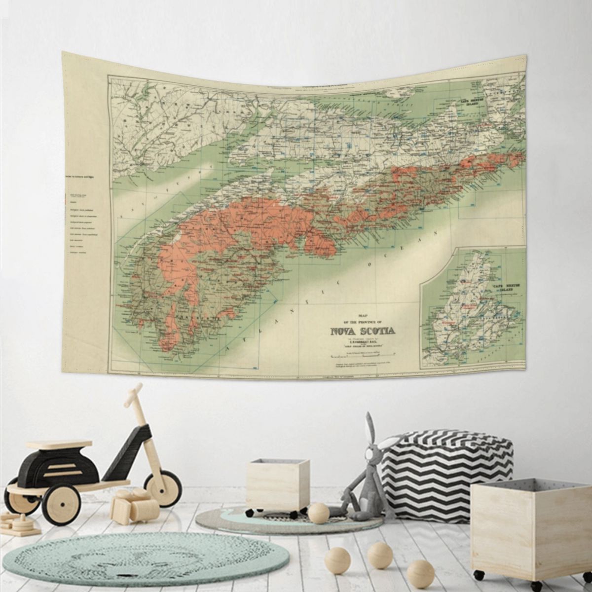 Vintage Geological Map of Nova - огляд і ціна Nova Decor & Lighting Vase Glass Brun 26Cm