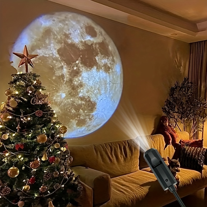 Moon Earth Projector Light USB - огляд і ціна Lighting Room Decor Photo