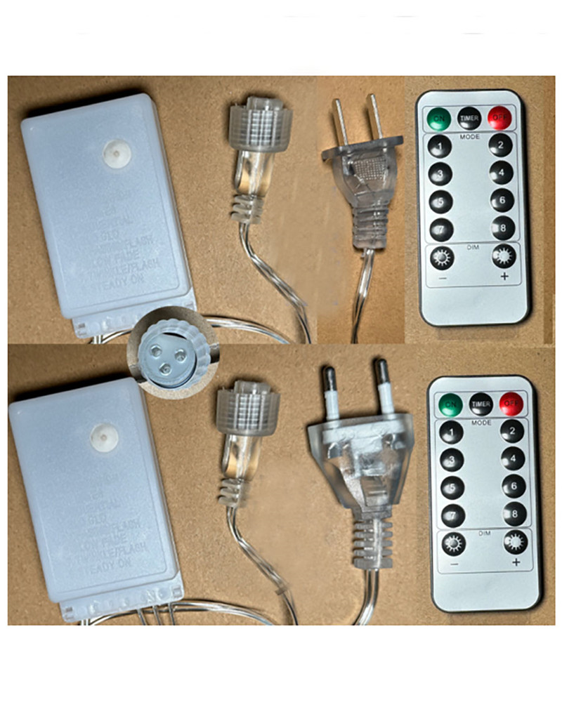 LED Dimmer 8 Modes EK-04 Contr - огляд і ціна Fairy Light Curtain