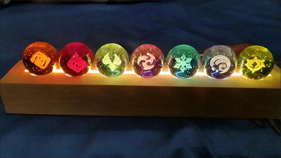 Game Genshin Impact Crystal Ba - огляд і ціна Elements Lighting Decor