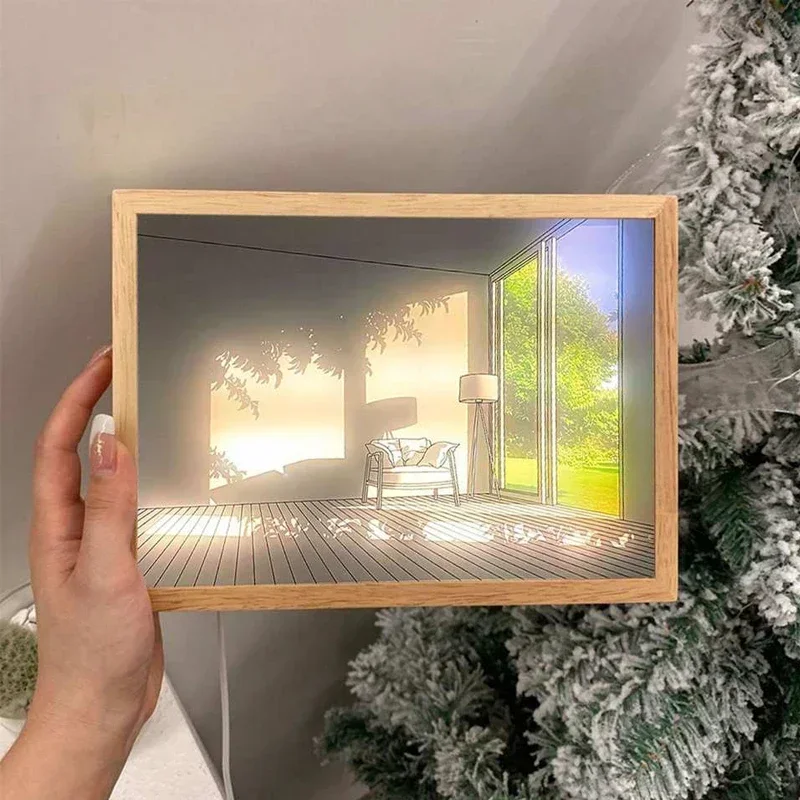 Decorative LED Light Painting  - огляд і ціна Lighting Room Decor Photo