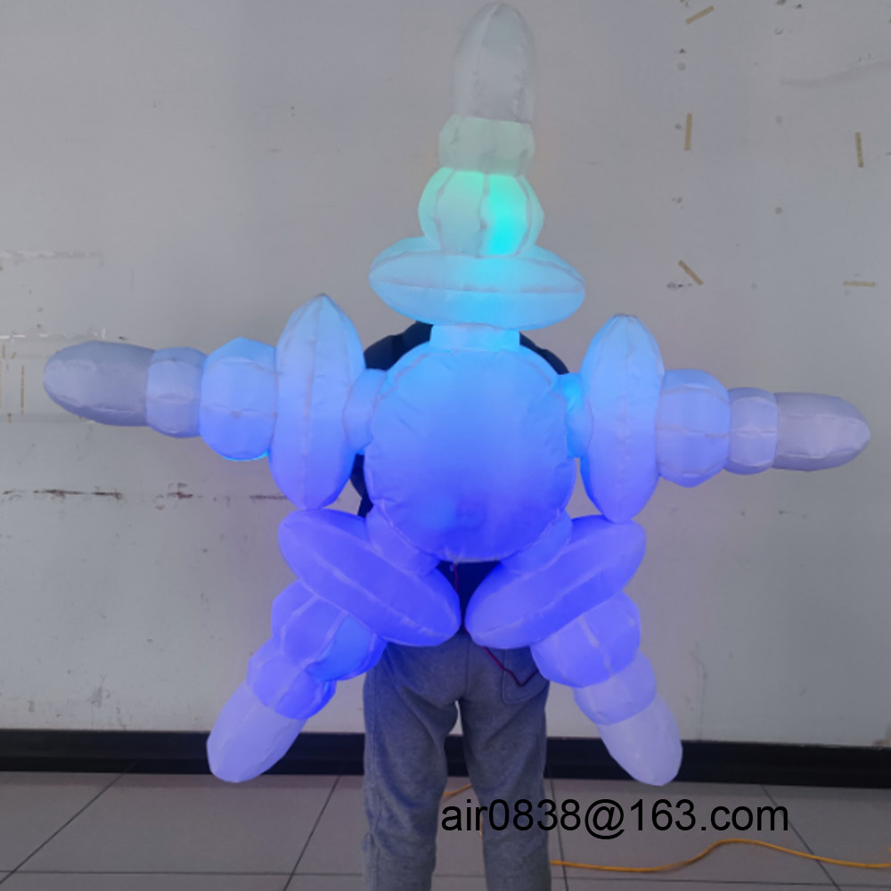 Walkable Inflatable Snowflake  - огляд і ціна Decor Lighting The Parade