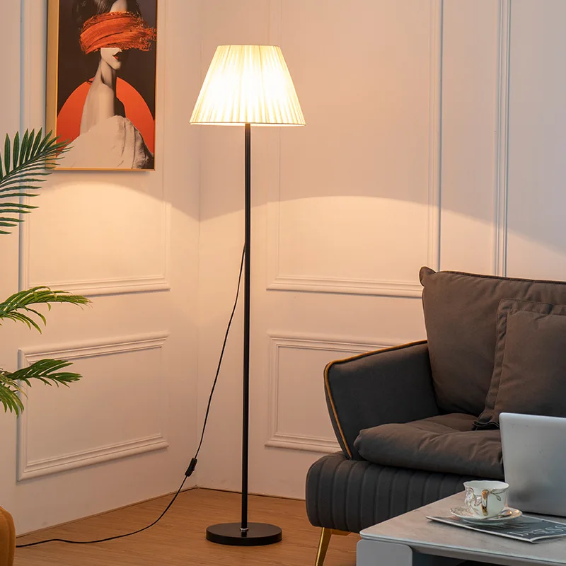 Retro Pleated Floor Stand Lamp - огляд і ціна Floor Lamp Tripod