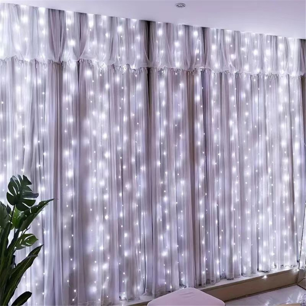 3/6M Battery Power LED Curtain - огляд і ціна Fairy Light Curtain