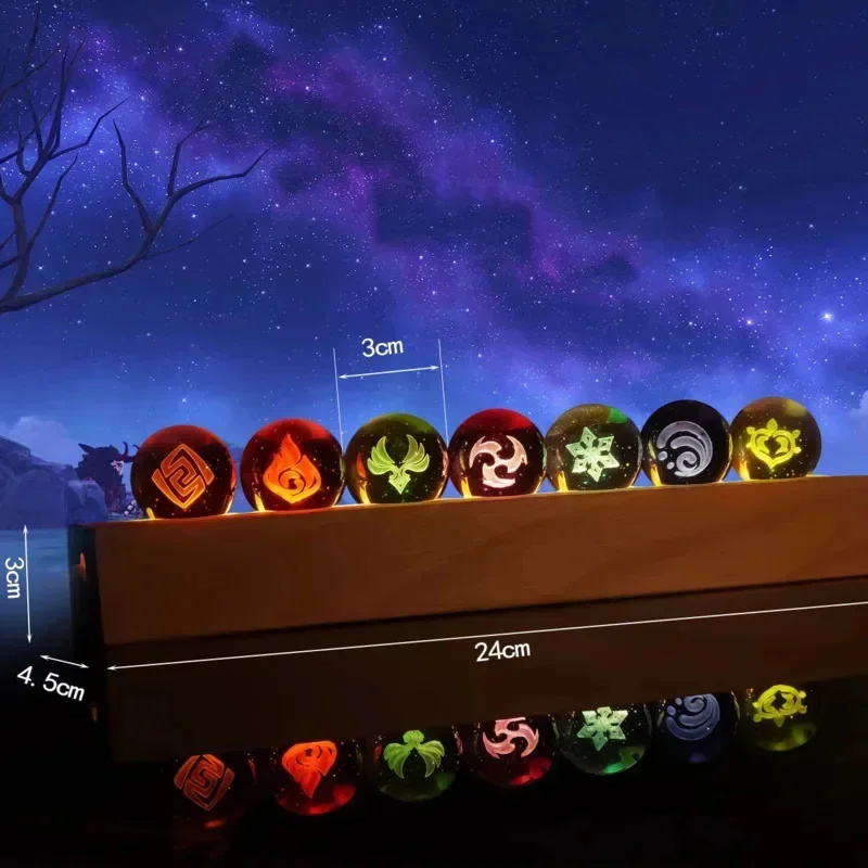 Game Genshin Impact Crystal Ba - огляд і ціна Elements Lighting Decor