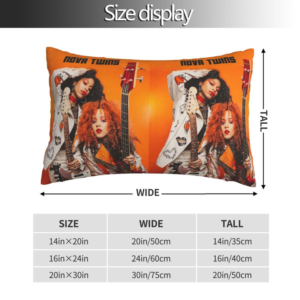 Nova Twins Rectangle Pillowcas - огляд і ціна Nova Decor & Lighting Vase Glass Brun 26Cm
