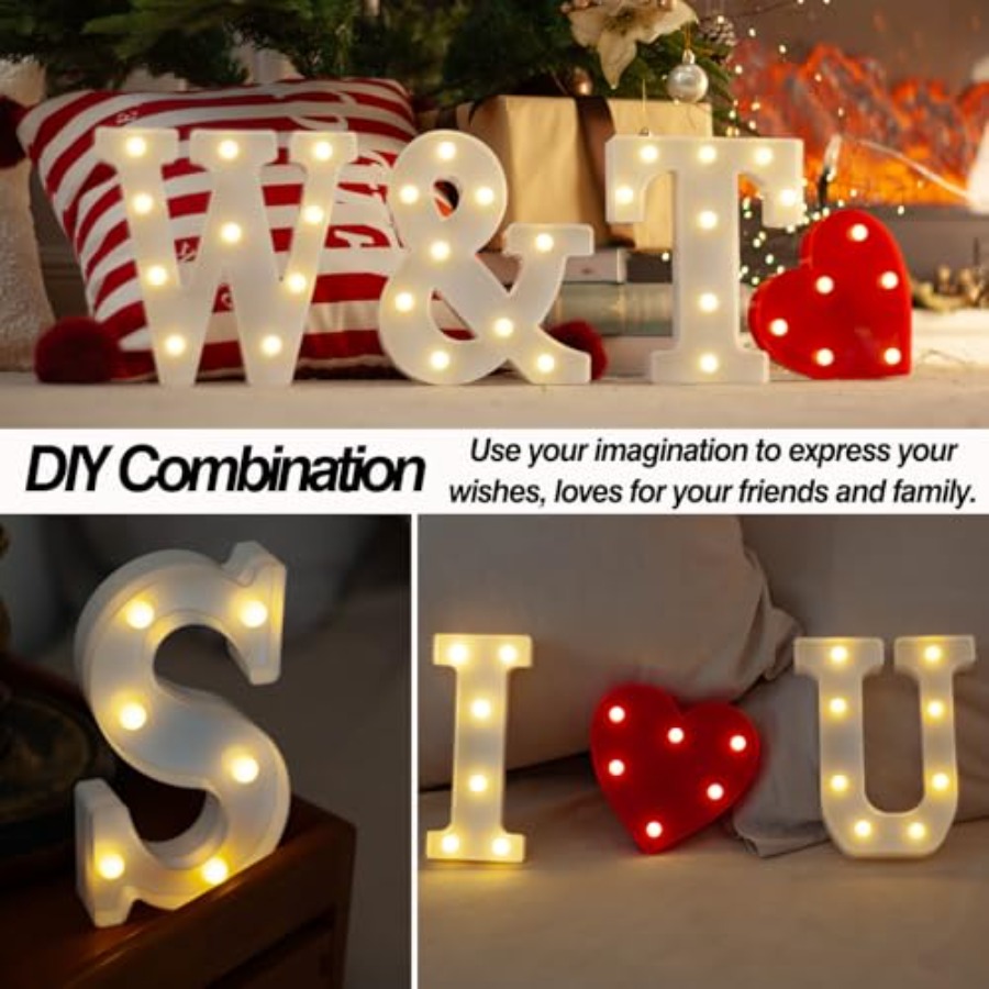 LED Marquee Numbers, 0-9 Light - огляд і ціна Light Up Letters Marquee