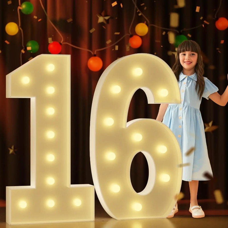 70-120cm Marquee Numbers Birth - огляд і ціна Light Up Letters Marquee